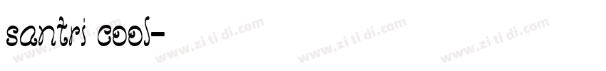 santri cool字体转换